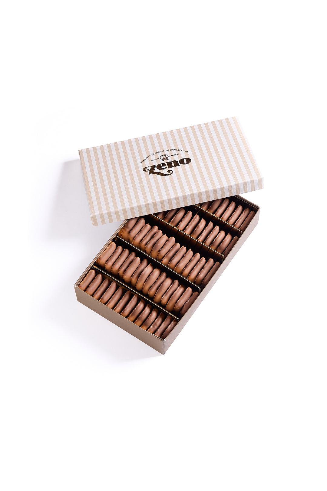 Scatola di zenotti al cioccolato al latte