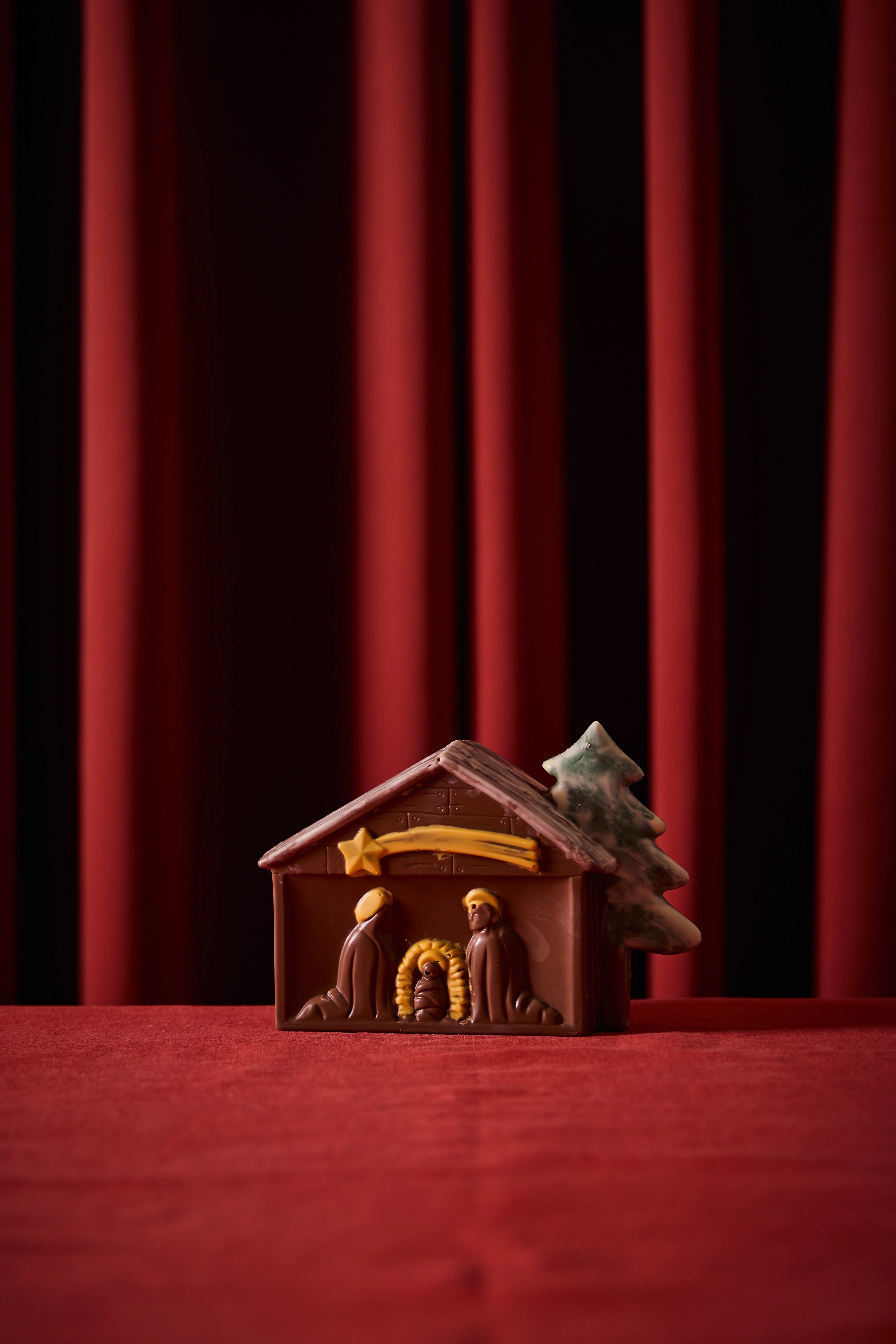 Presepe di cioccolato al latte